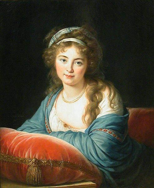 elisabeth vigee-lebrun La comtesse Skavronskaia Sweden oil painting art